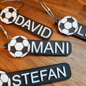 Fußball Schlüsselanhänger (personalisiert)